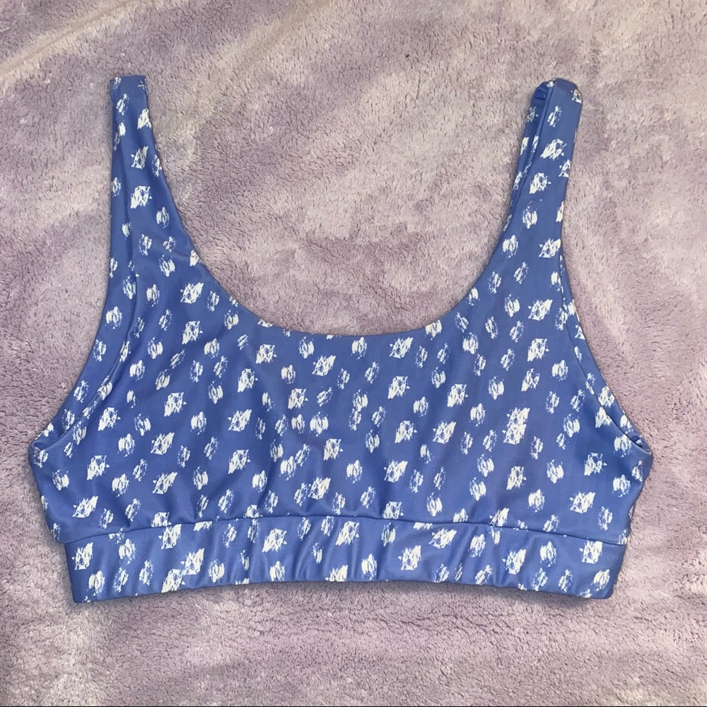 kulani kinis long crop bikini top